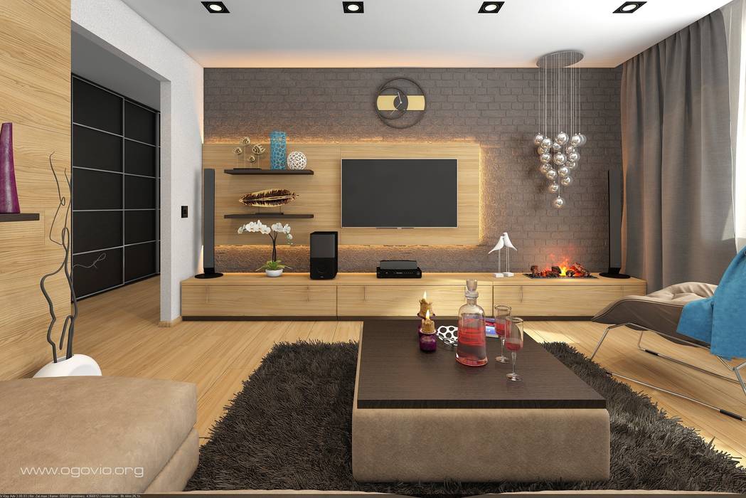 С Новым годом !, VIO design VIO design Minimalist living room