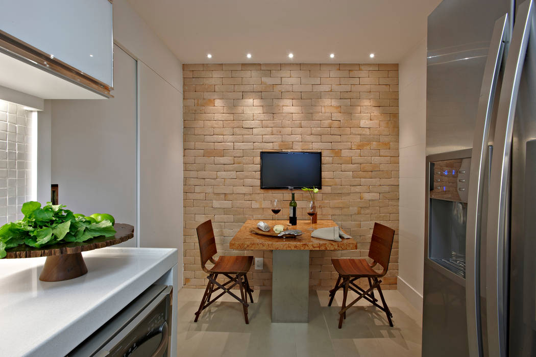 Apartamento Prainha, Coutinho+Vilela Coutinho+Vilela 現代廚房設計點子、靈感&圖片