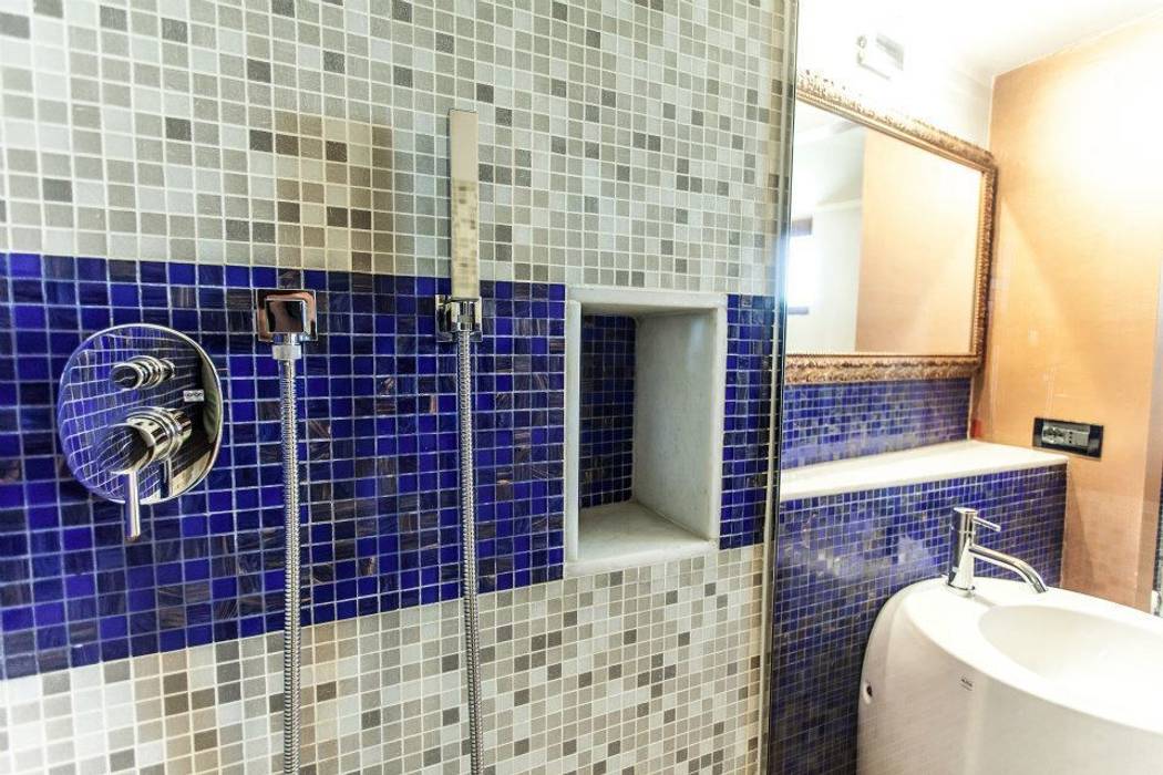 Particolare del mosaico del bagno UAU un'architettura unica Bagno moderno