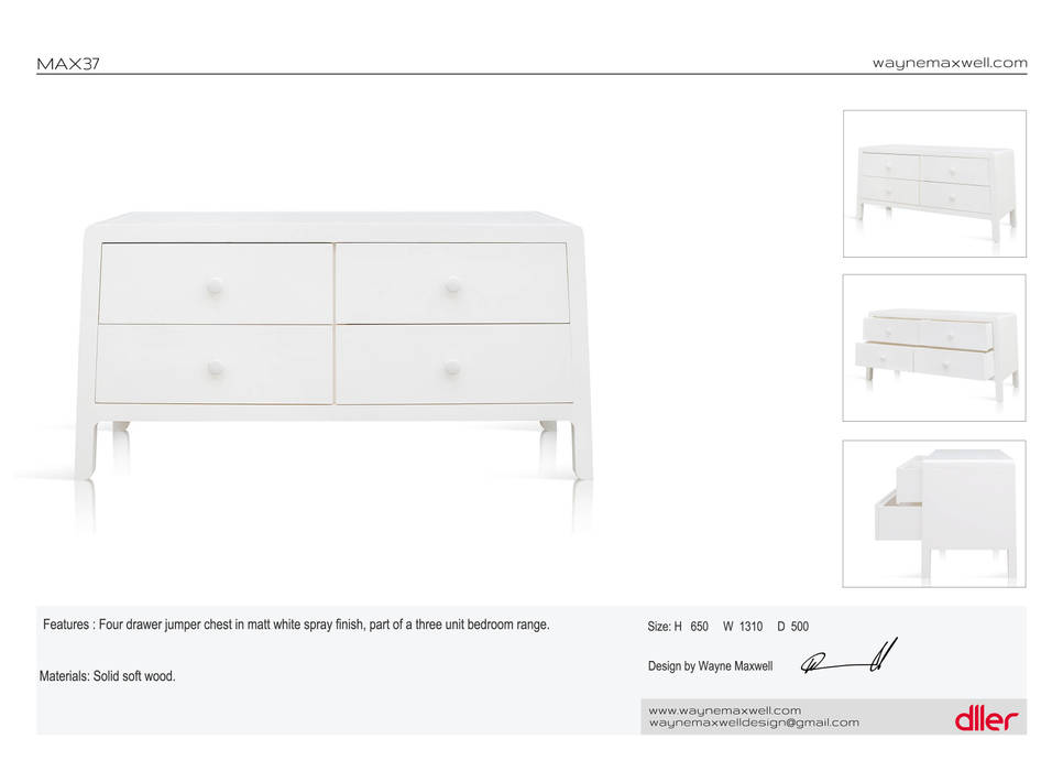 Dller , wayne maxwell wayne maxwell Scandinavian style bedroom Wardrobes & closets