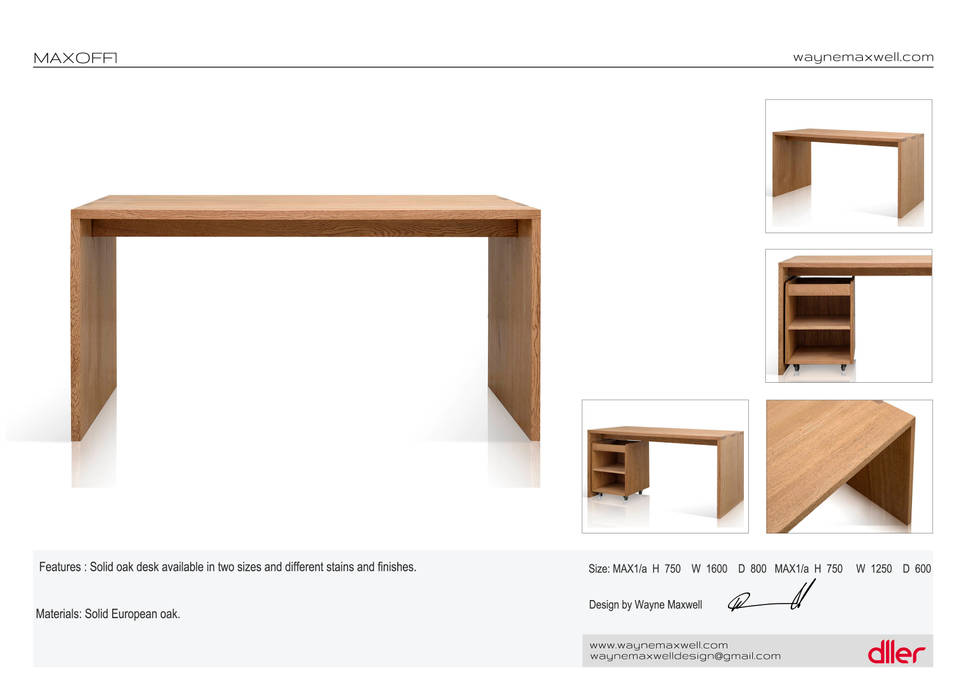 Dller , wayne maxwell wayne maxwell Modern study/office Desks