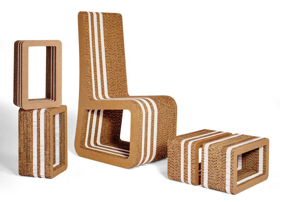 Stripe Collection, Origami Furniture Origami Furniture حديقة داخلية تصميم مساحات داخلية