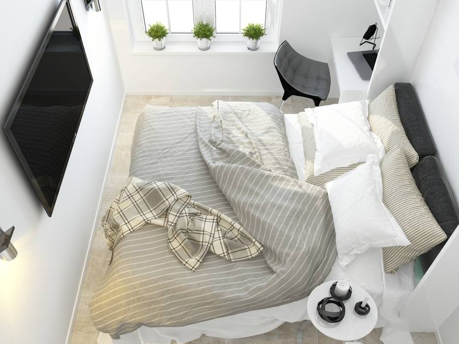 Сергей харенко minimalistische schlafzimmer | homify