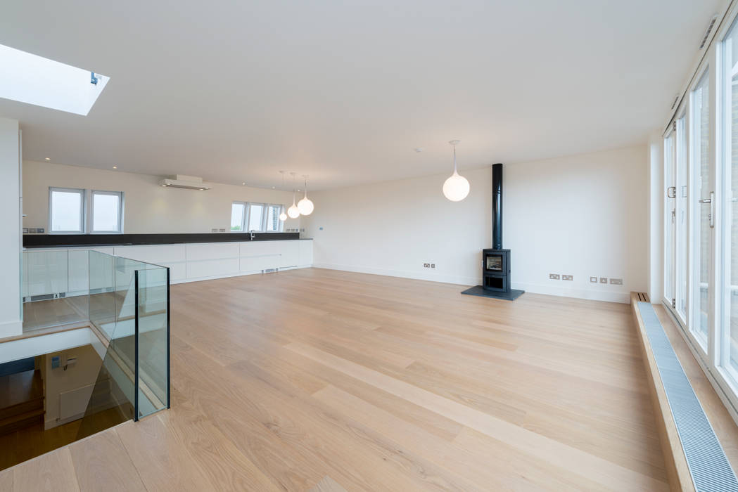 Open Plan living room DDWH Architects Living room