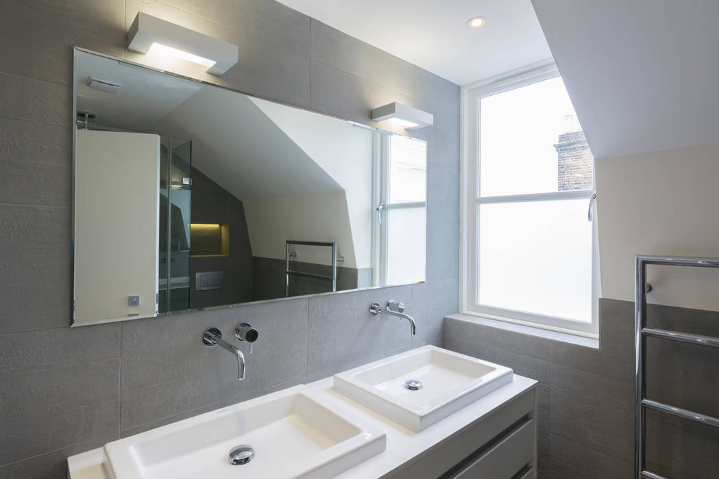 Shower Room DDWH Architects Minimalist bathroom