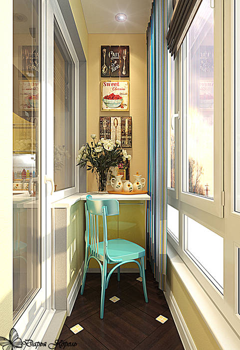 kitchen, Your royal design Your royal design Balcones y terrazas de estilo ecléctico
