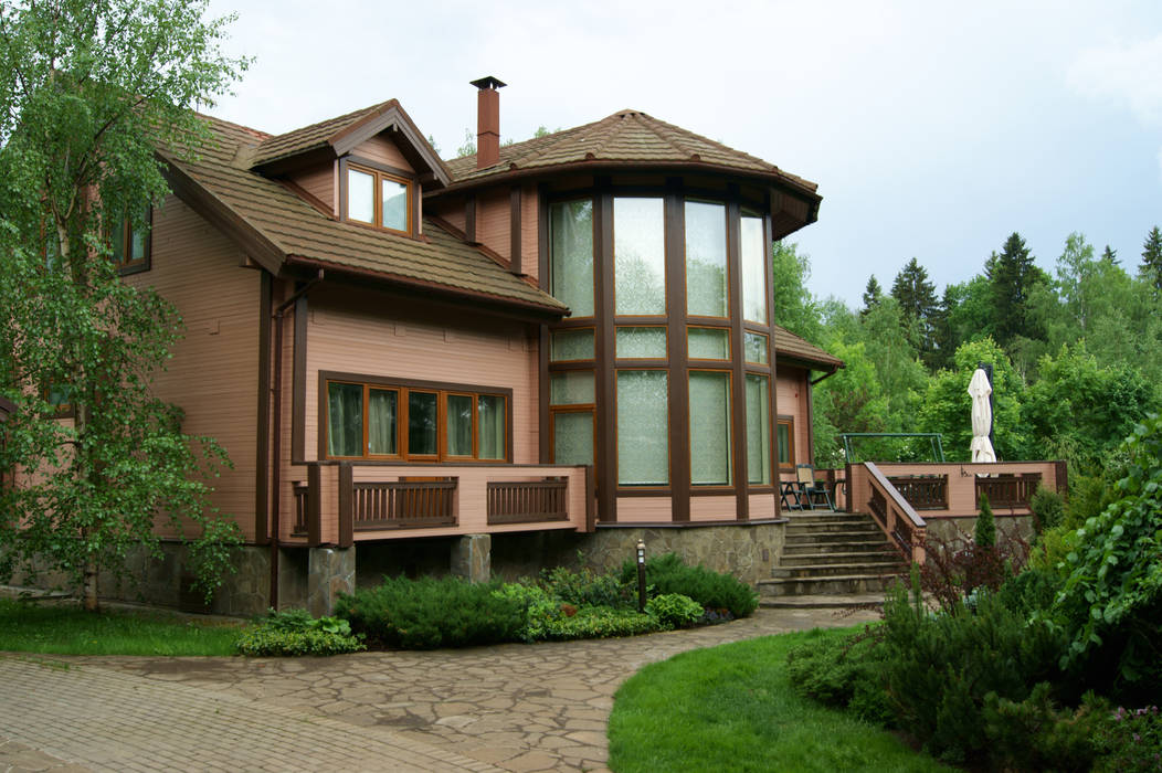 Усадьба в Новоглаголево, Studio B&L Studio B&L Rustic style house