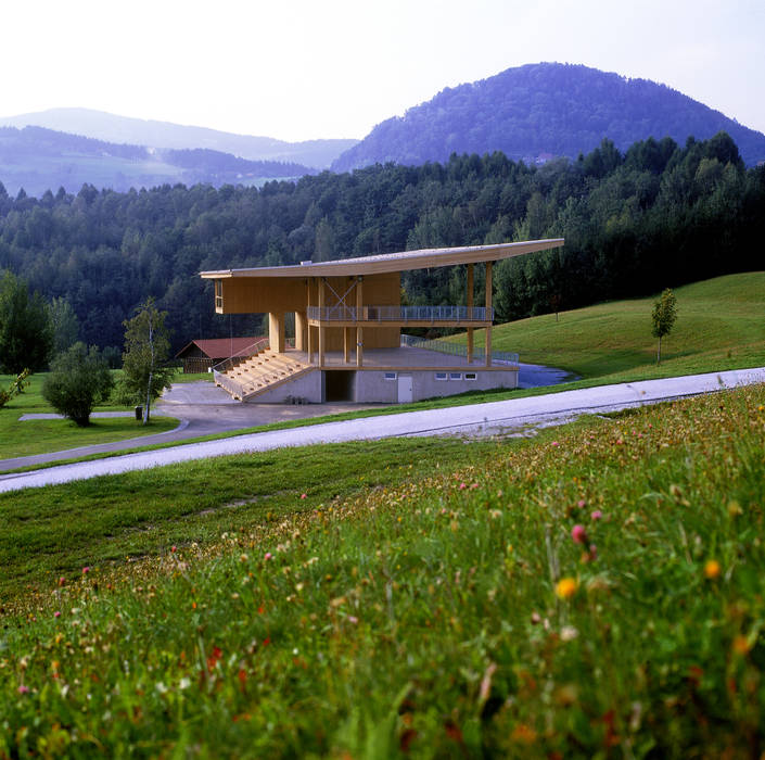 Open Air Stage Piberstein SOLID architecture ZT GmbH Gewerbeflächen Stadien