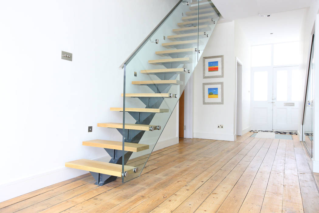 Restored flooring PAD ARCHITECTS Stairs Stairs