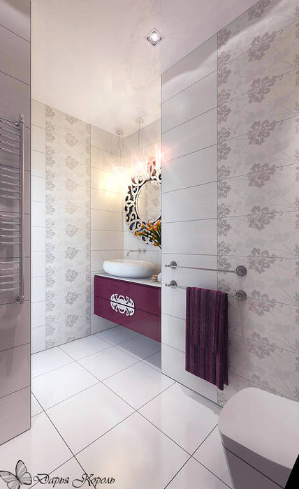 Bathroom, Your royal design Your royal design Ванная комната в эклектичном стиле