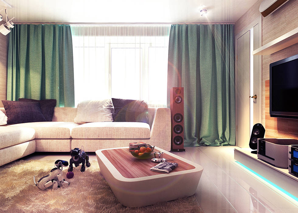 living room with the game box, Your royal design Your royal design Вітальня