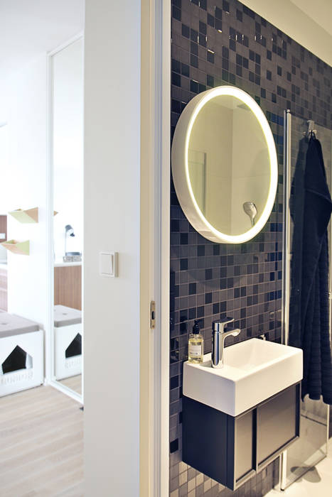Apartament SW, PB/STUDIO PB/STUDIO Minimalist style bathroom