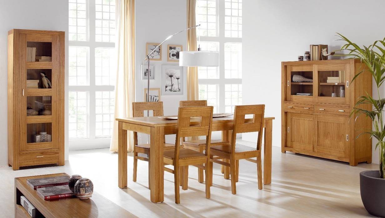 Conjunto de comedor colonial natural: comedor de estilo de paco ... Conjunto de comedor colonial natural: comedor de estilo de paco ...