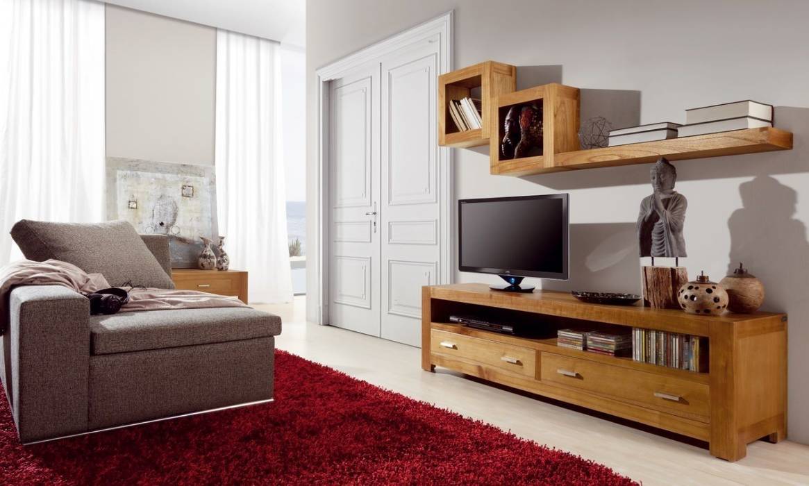 Composición modular colonial natural paco escrivá muebles salas