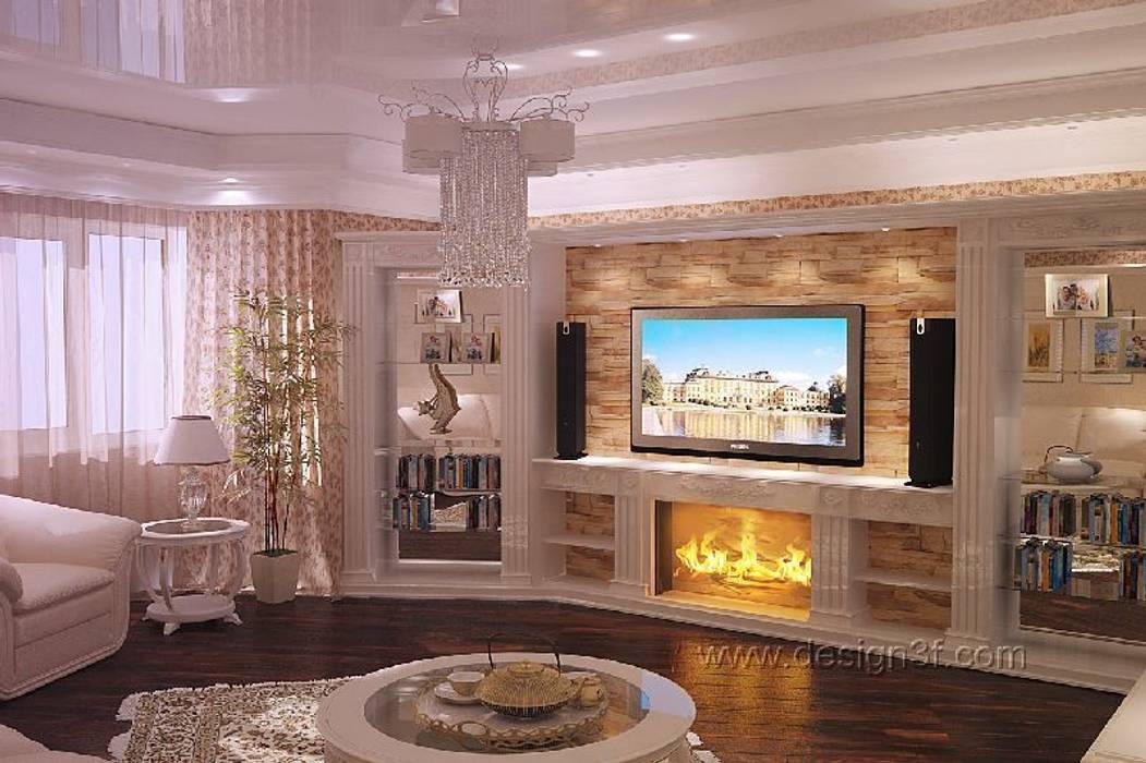 Klassische wohnzimmer von студия design3f klassisch | homify