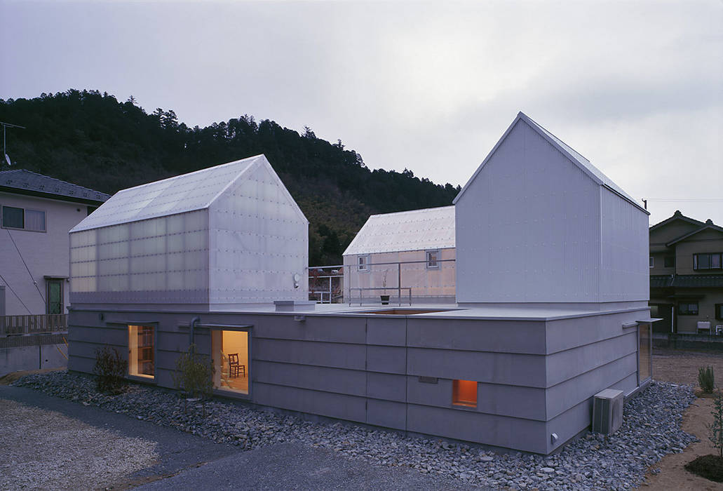 House in Yamasaki, 島田陽建築設計事務所/Tato Architects 島田陽建築設計事務所/Tato Architects Eclectic style houses