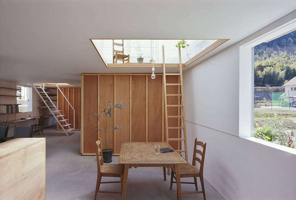 House in Yamasaki, 島田陽建築設計事務所/Tato Architects 島田陽建築設計事務所/Tato Architects Ausgefallene Esszimmer