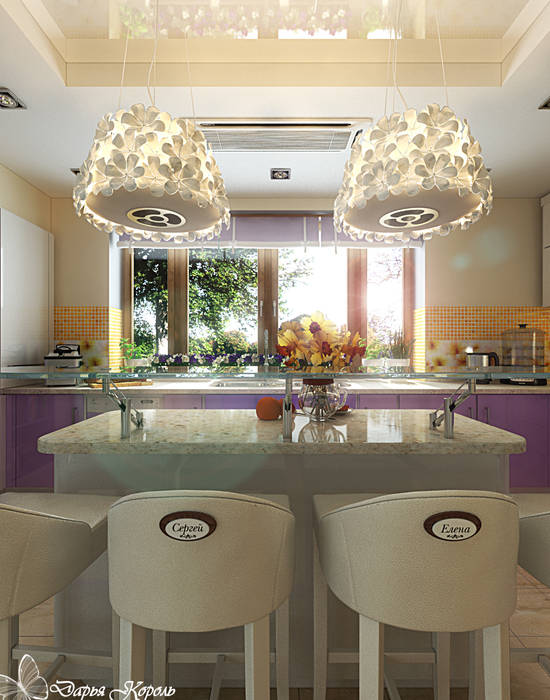 kitchen, Your royal design Your royal design Кухни в эклектичном стиле
