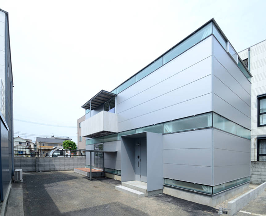 LGS HOUSE #01 / ボーダーの家 / Boundary House, Niji Architects／原田将史＋谷口真依子 Niji Architects／原田将史＋谷口真依子 บ้านและที่อยู่อาศัย