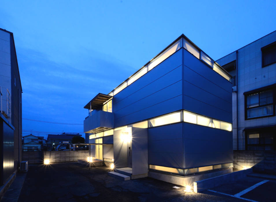 LGS HOUSE #01 / ボーダーの家 / Boundary House, Niji Architects／原田将史＋谷口真依子 Niji Architects／原田将史＋谷口真依子 Casas eclécticas