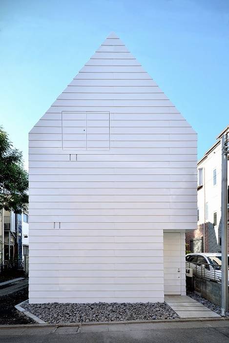 鷹番の長屋 / Townhouse in Takaban, Niji Architects／原田将史＋谷口真依子 Niji Architects／原田将史＋谷口真依子 Nhà phong cách tối giản