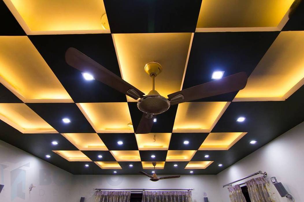 False ceiling design homify Industrial style walls & floors Wall & floor coverings
