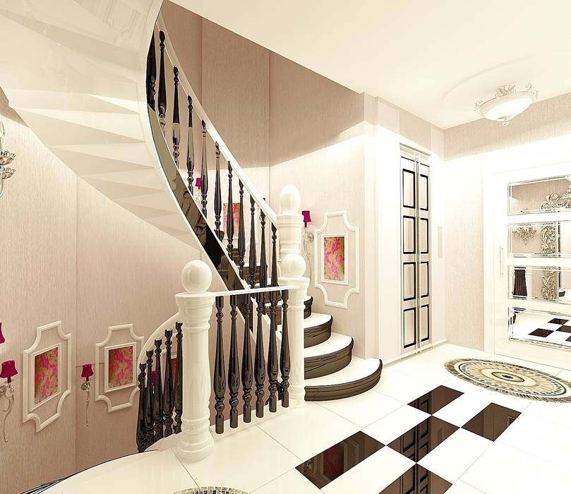 Feng Shui Uygulama, Meral Akçay Konsept ve Mimarlık Meral Akçay Konsept ve Mimarlık Modern Koridor, Hol & Merdivenler