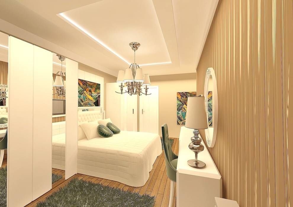 Feng Shui Uygulama, Meral Akçay Konsept ve Mimarlık Meral Akçay Konsept ve Mimarlık Modern Yatak Odası
