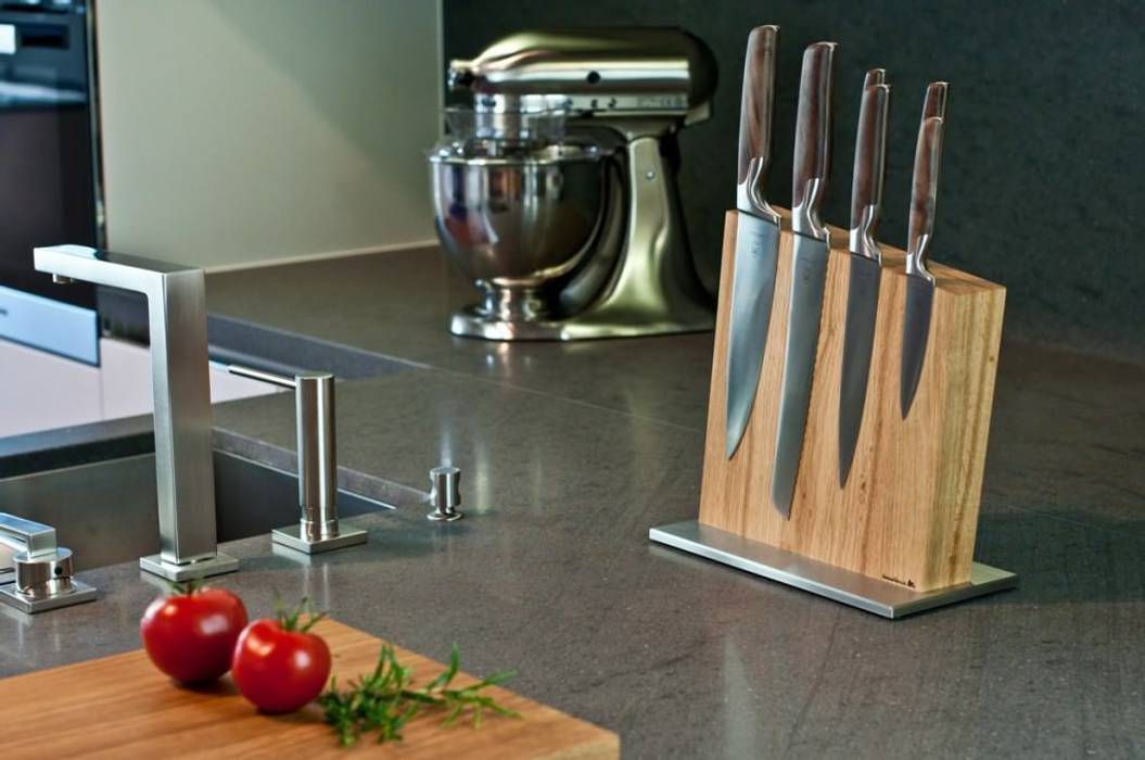 Messerblock in küche moderne küchen von klotzaufklotz modern | homify