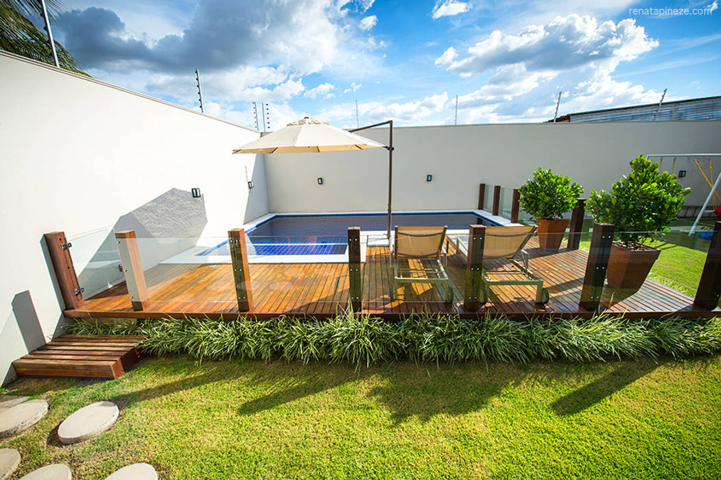 Casa das Macieiras, Rafaela Dal’Maso Arquitetura Rafaela Dal’Maso Arquitetura Pool