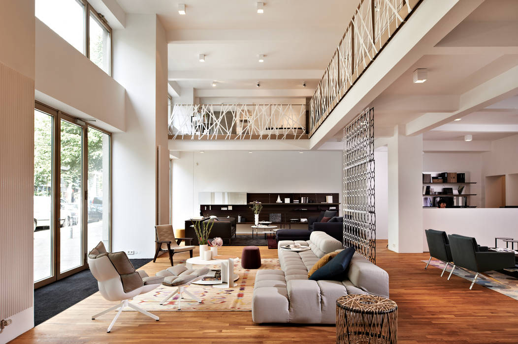 B B Italia Brandstore Minimalist Commercial Spaces By Minimum Einrichten Gmbh Minimalist Homify