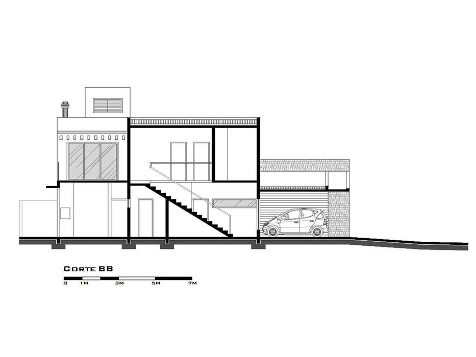 в современный. Автор – Santos Arquitetura, Модерн