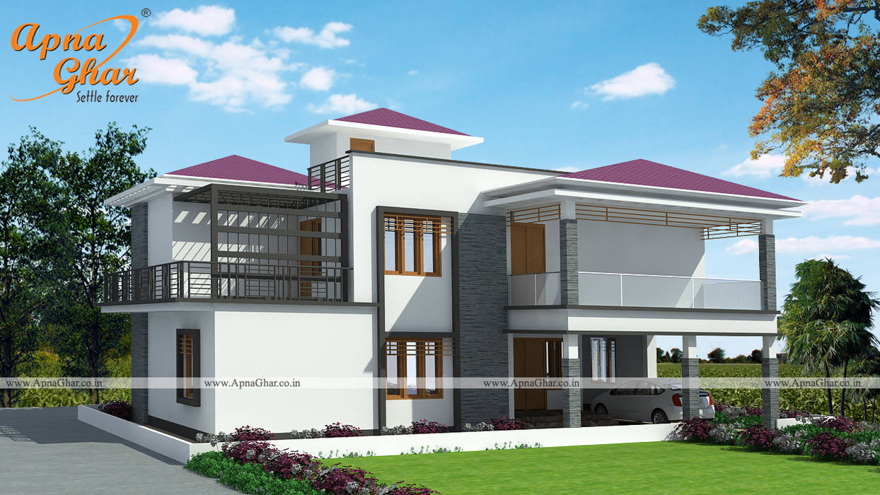 Duplex House Design, ApnaGhar.co.in ApnaGhar.co.in