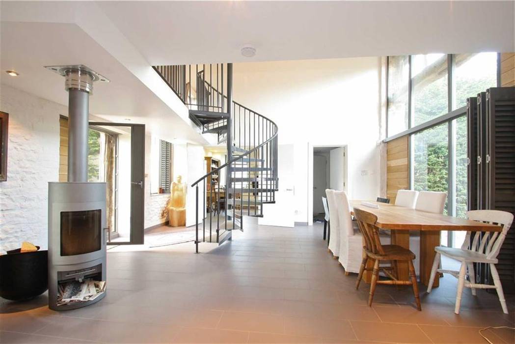 Wood Farm Barn, Seymour-Smith Architects Seymour-Smith Architects Country style living room