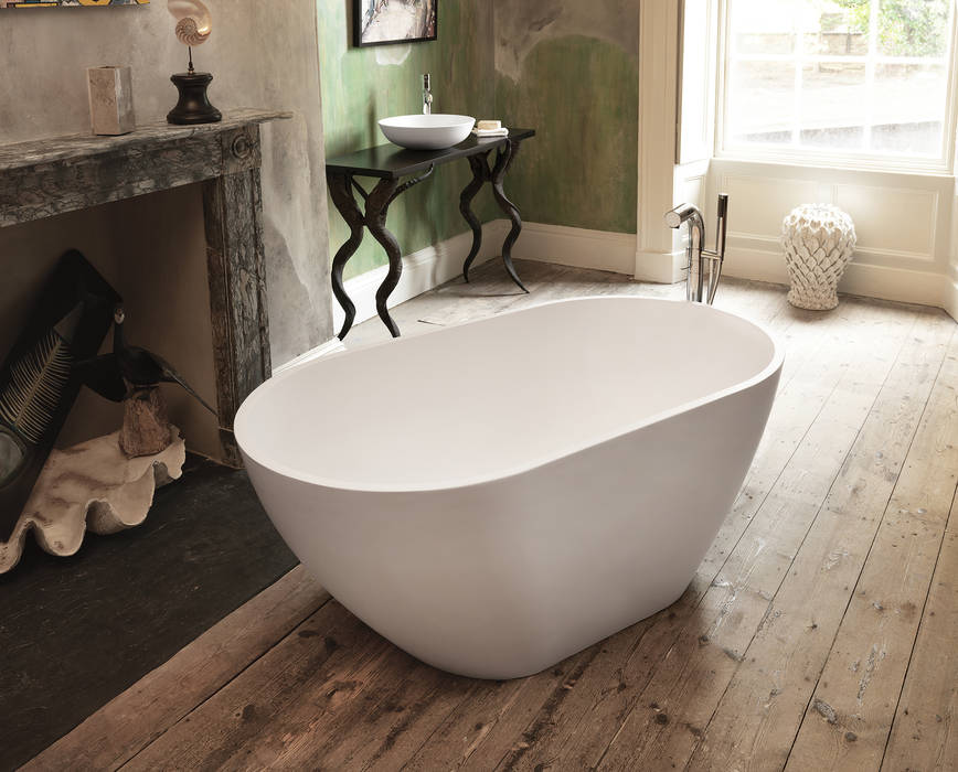 Mist Stone Bath homify Ванная комната в стиле модерн Ванны и душевые