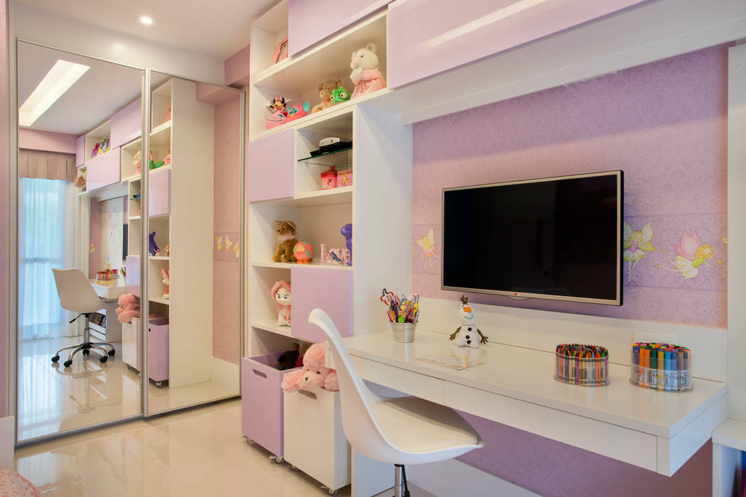 Quarto de menina homify Quarto infantil moderno