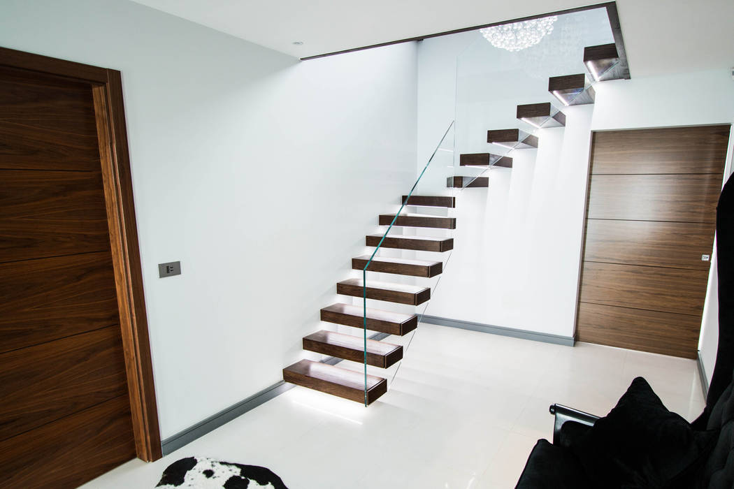 Exclusive Staircase Features Walnut Treads Railing London Ltd Stairs Stairs