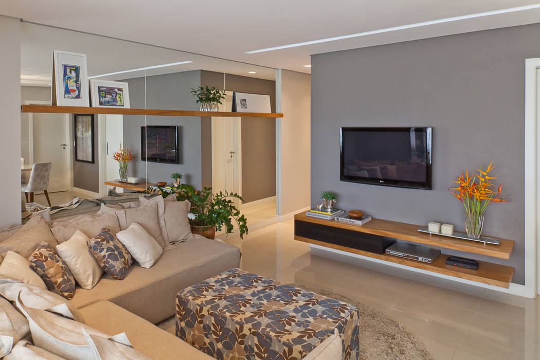901, IE Arquitetura + Interiores IE Arquitetura + Interiores Modern Living Room