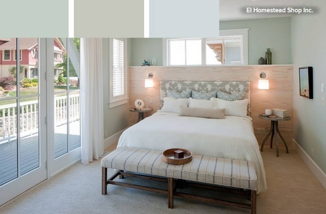 7 espacios relajantes: Cómo utilizar el color para crear calma en el hogar , La brujula Feng Shui La brujula Feng Shui Modern style bedroom