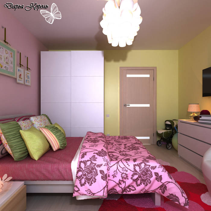 children's room for girls, Your royal design Your royal design Детская комнатa в стиле минимализм