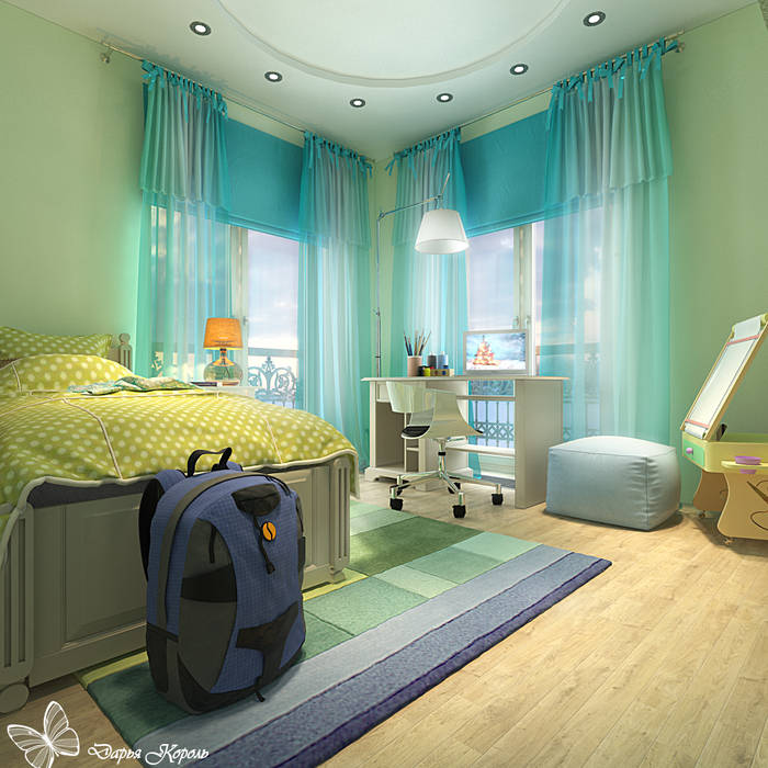 Children's room for a girl with dressing room, Your royal design Your royal design Детская комнатa в классическом стиле