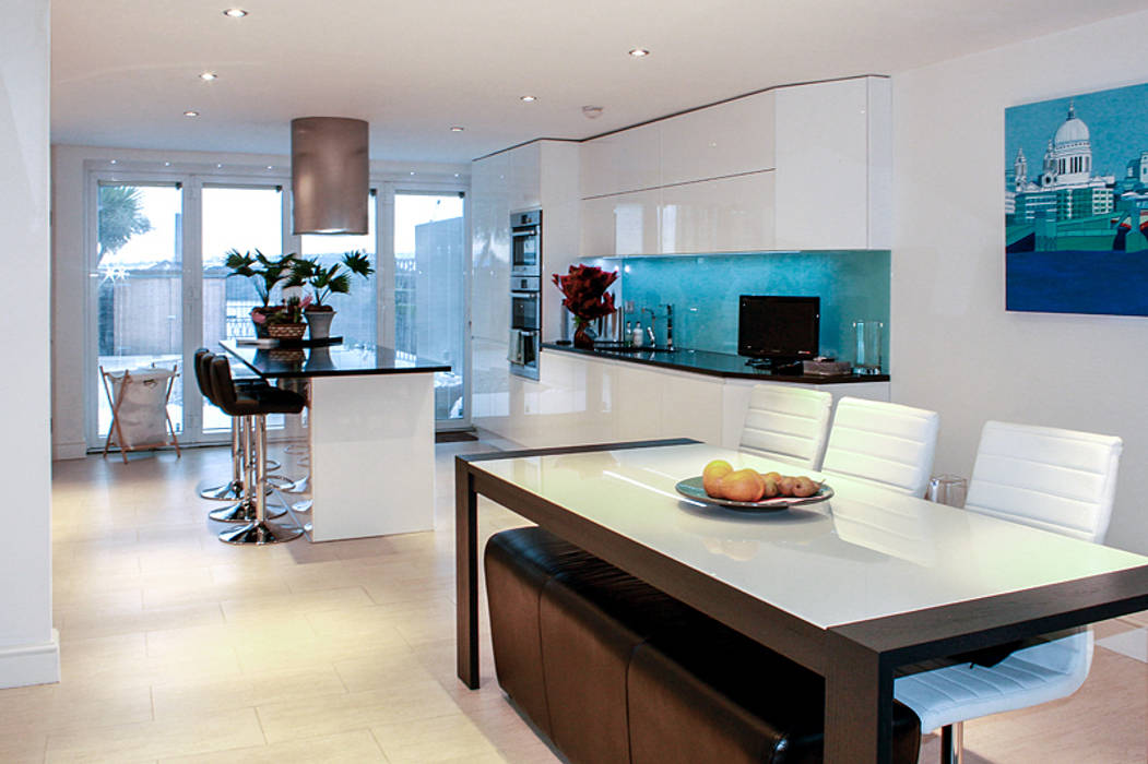 Interior House Remodelling, London E14, Nic Antony Architects Ltd Nic Antony Architects Ltd Modern Kitchen