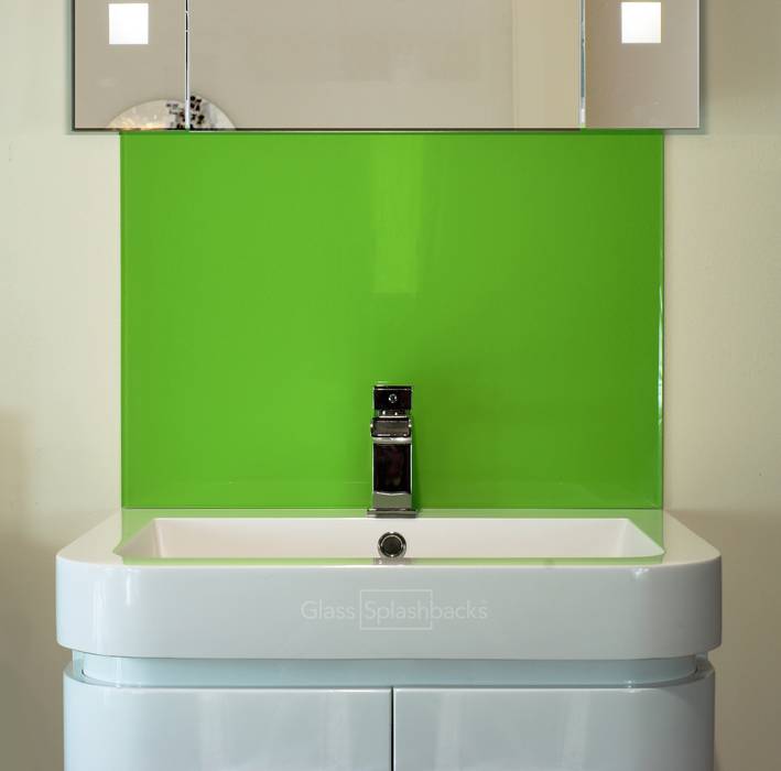 Glass Sink Splashback Bathroom By Diysplashbacks Modern