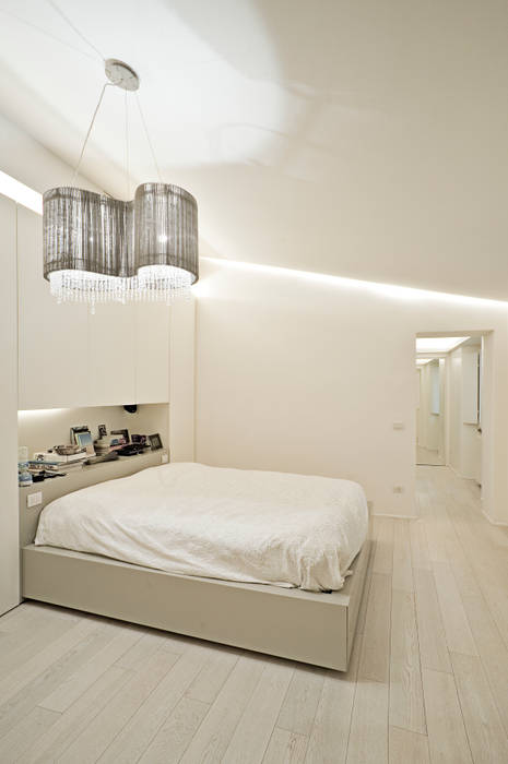 APPARTAMENTO A MILANO, bdastudio bdastudio Dormitorios de estilo minimalista