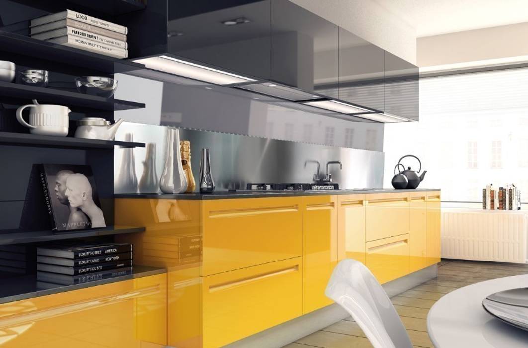 homify Modern Kitchen Cabinets & shelves