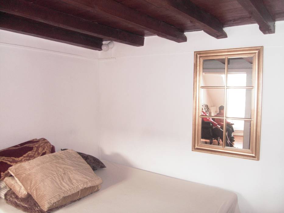 BEFORE - bedroom - Lisbon studio for short rental Staging Factory