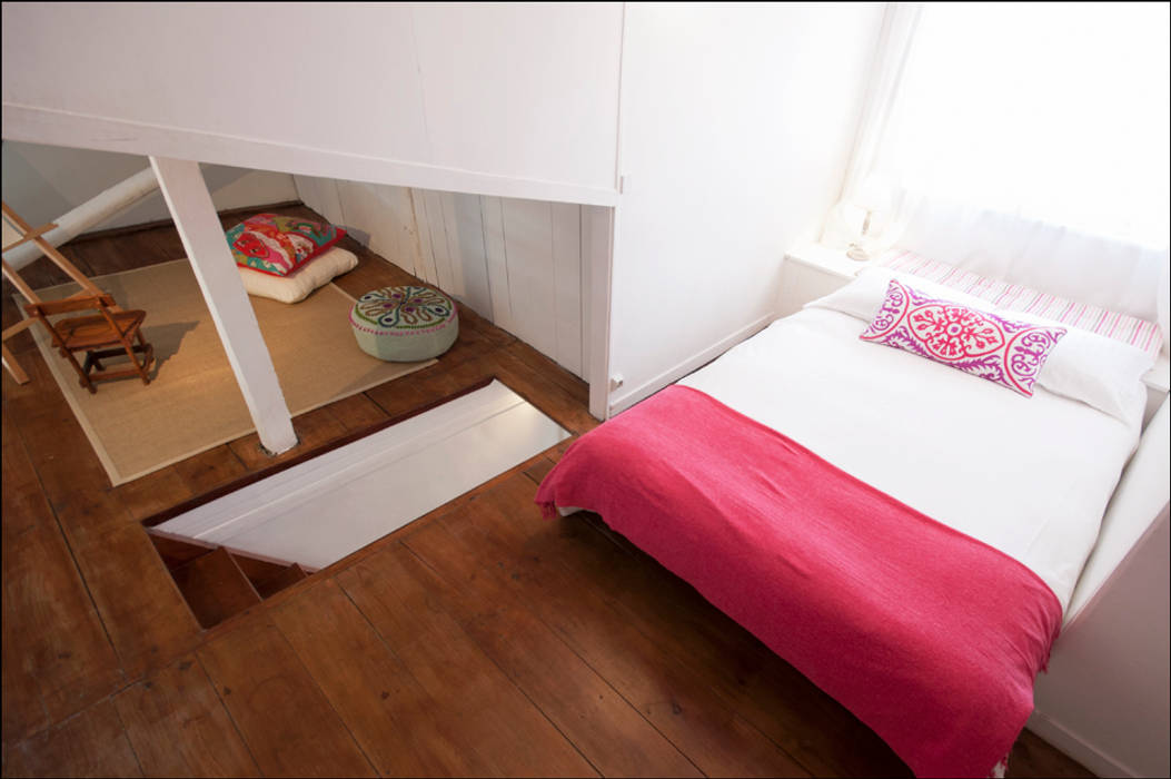 AFTER - Attic bedroom - Lisbon studio for short rental Staging Factory