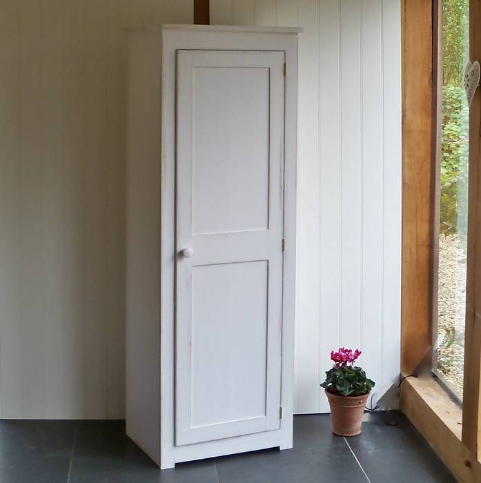 Hand Painted Shaker Cupboard Rectory Blue Country style living room Cupboards & sideboards