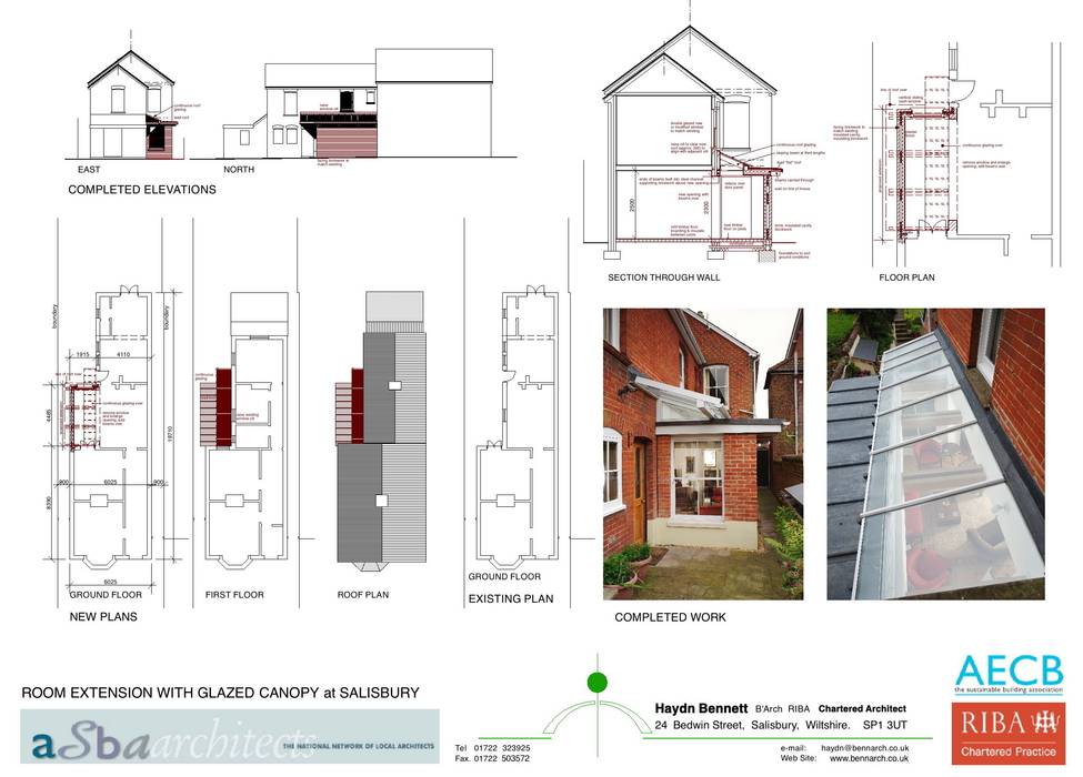 Marlborough Road - Extension to Single Room Haydn Bennett Chartered Architect Moderne woonkamers