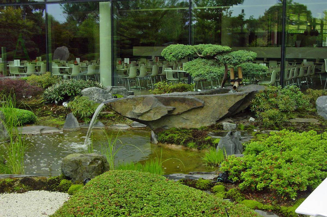 Japangarten Hannover - Kantinengarten Kokeniwa Japanische Gartengestaltung Gewerbeflächen Bürogebäude